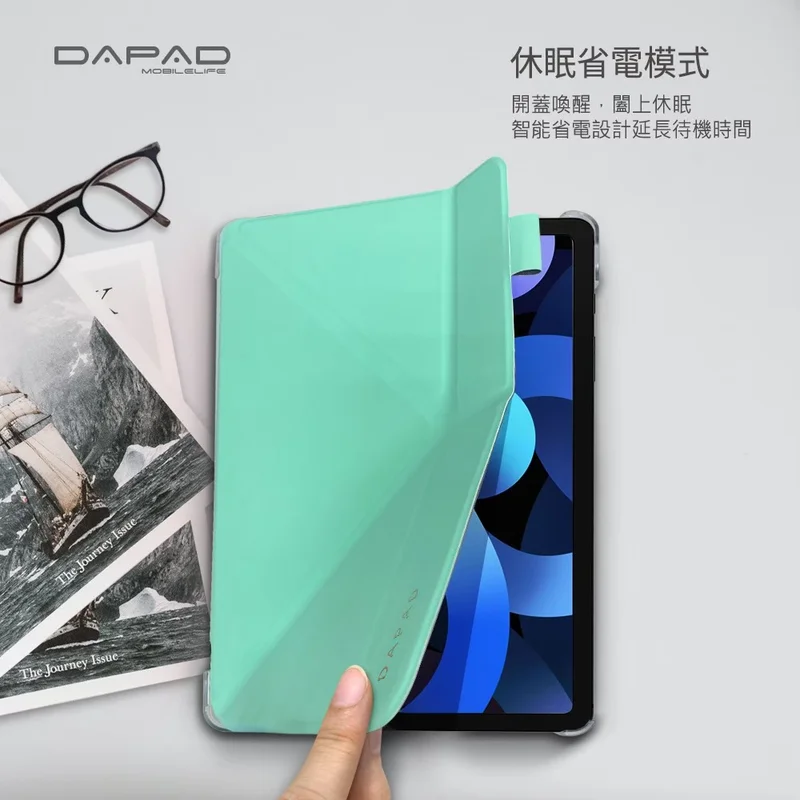 SAMSUNG GALAXY TAB S9/S9 FE+ 大字立架平板側掀皮套 - 6