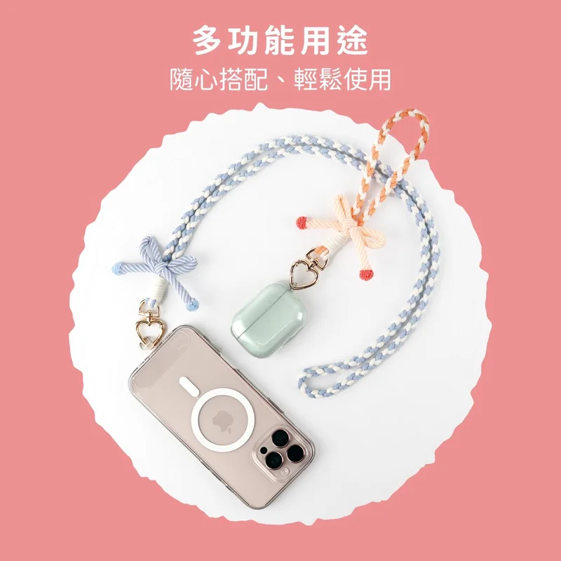 Dapad-蝴蝶結手機掛繩 長/短 - 6