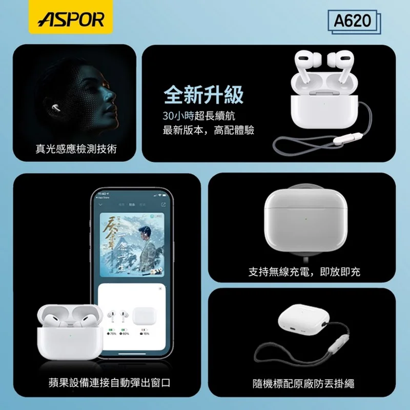 ASPOR A620 藍牙耳機 - 3