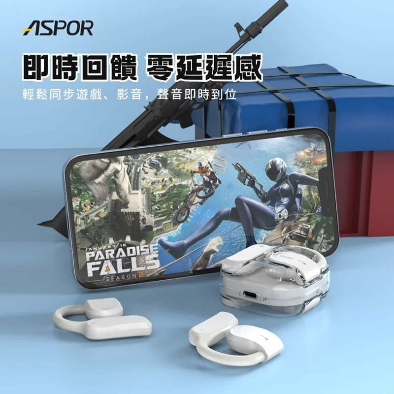 Aspor-A627 開放式耳掛藍牙耳機 - 7