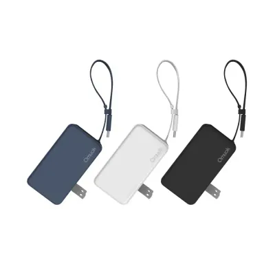 Amuok 帶線旅充二合一行動電源