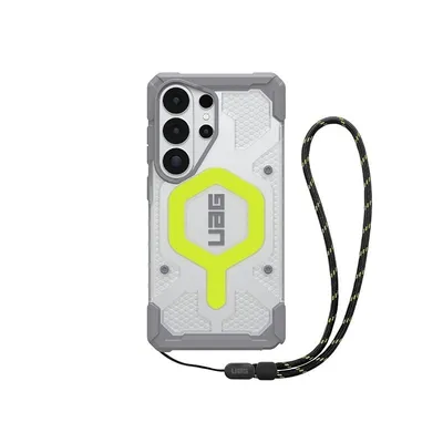 UAG Pathfinder 磁吸耐衝擊經典保護殼-透明(螢光圈)附手腕掛繩 - Galaxy S26 Ultra